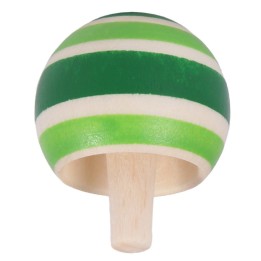 Peonza volteadora de madera