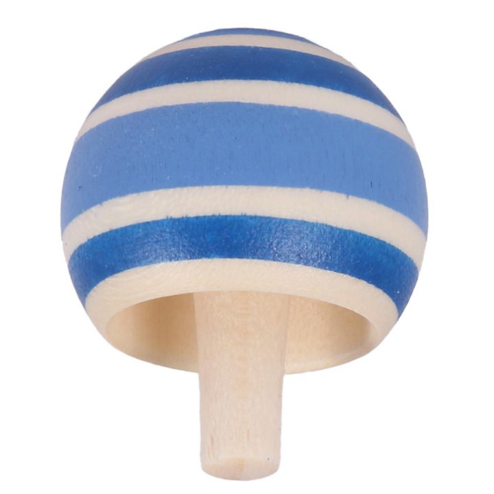 Peonza volteadora de madera