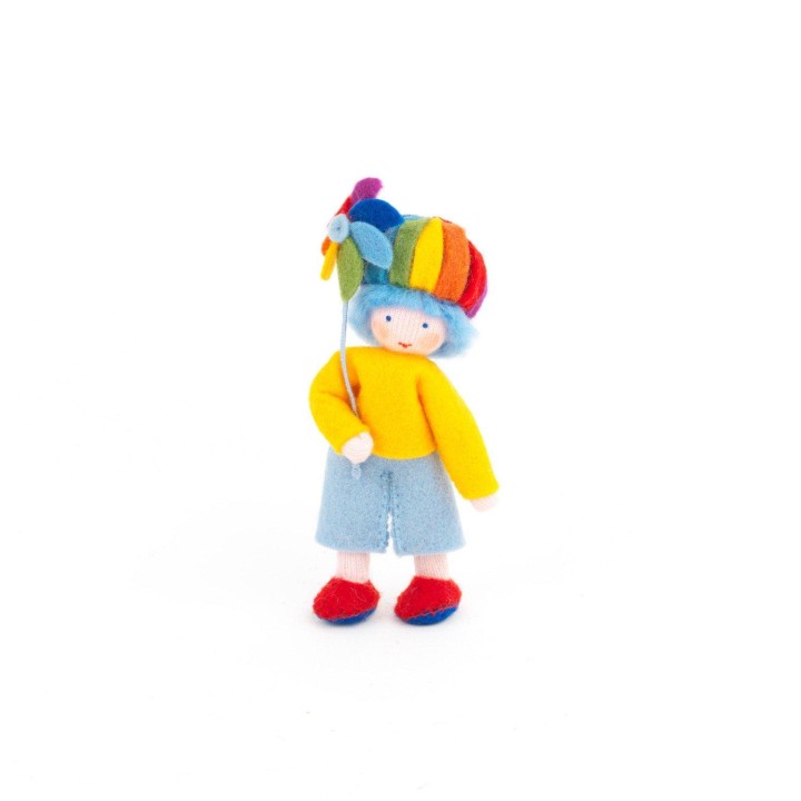 Muñeco niño arco iris