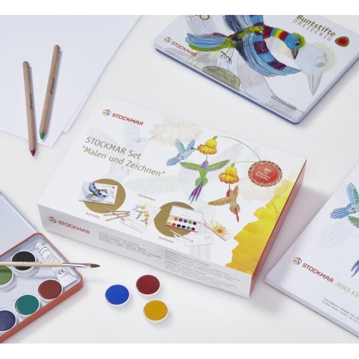 Set de pintura y dibujo stockmar