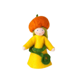 Muñeca flor calabaza