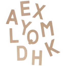 Juego de ortografía inglés de madera
