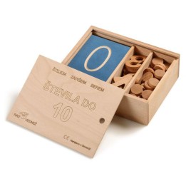 Números de madera