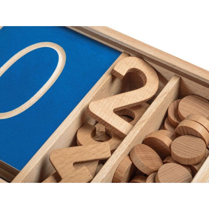 Números de madera