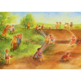 Postal Juego de niños