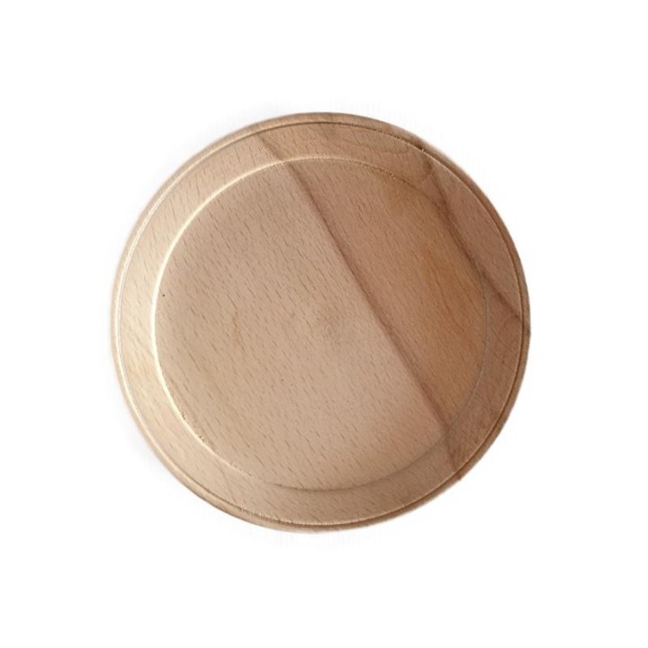 Plato de madera de haya