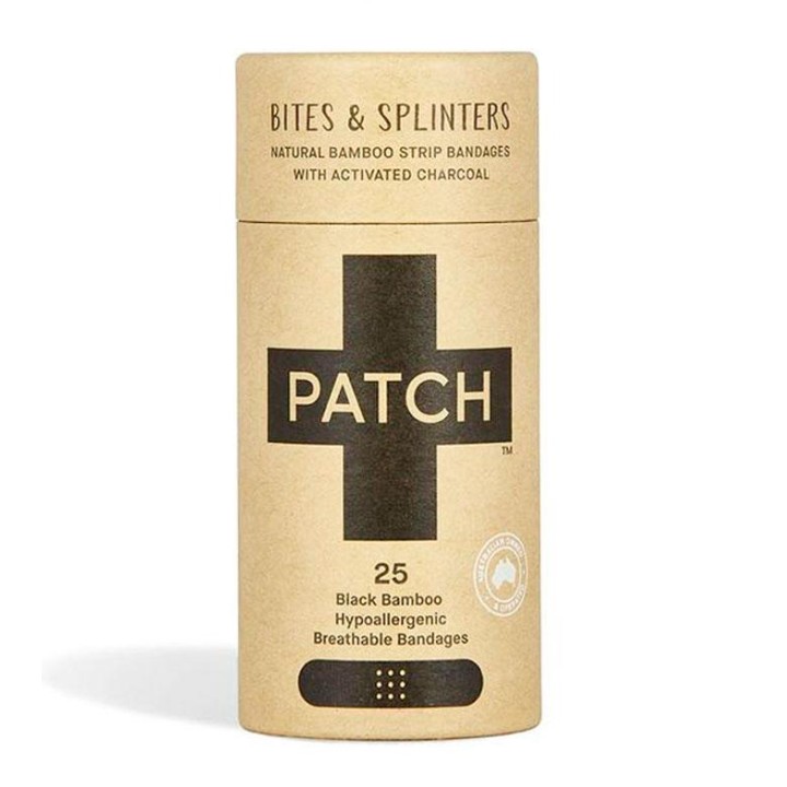 Tiritas biodegradables de bambú orgánico - carbón activo