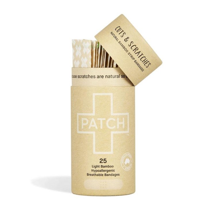 Tiritas biodegradables de bambú orgánico - natural