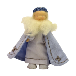 Muñeco waldorf rey del invierno