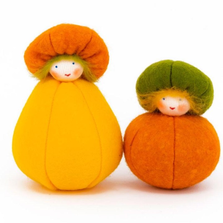 Muñeco flor calabaza