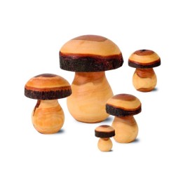 Setas de madera natural