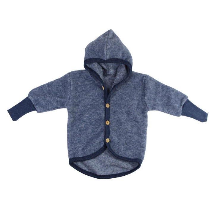 Chaqueta de lana orgánica y algodón orgánico