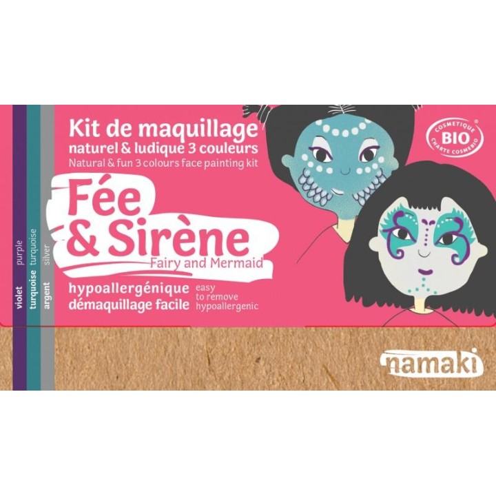 Kit de maquillaje infantil bio Hada y Mariposa