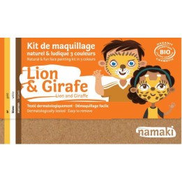 Kit de maquillaje infantil bio Leon y Jirafa