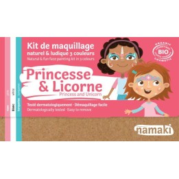 Kit de maquillaje infantil bio Princesa e Unicornio