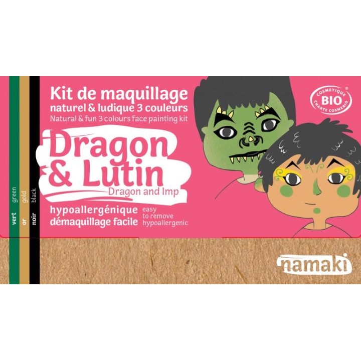 Kit de maquillaje infantil Dragon y Diablillo