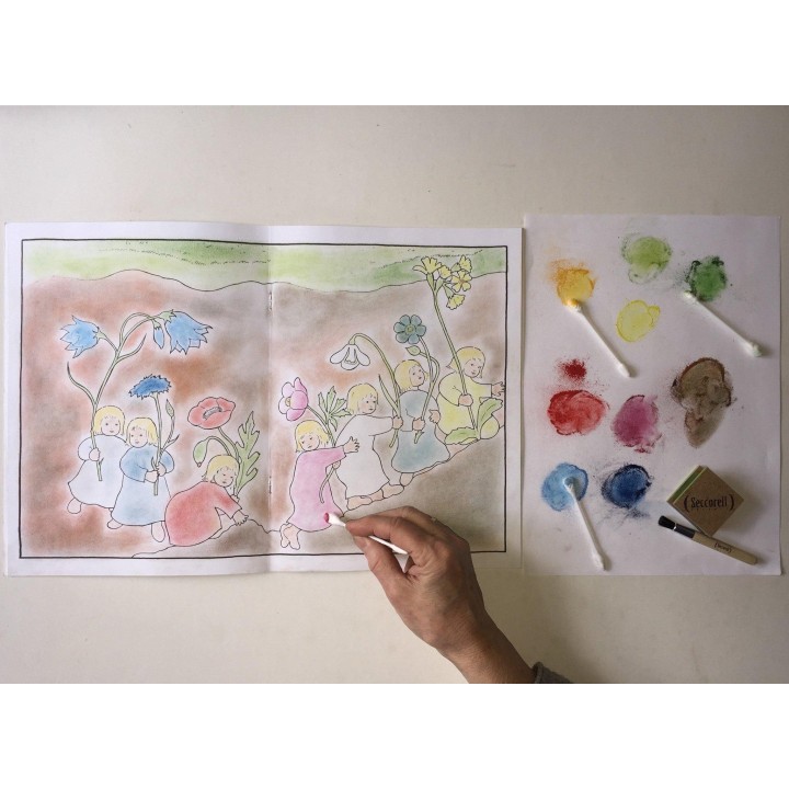 Los niños raices el libro de dibujo