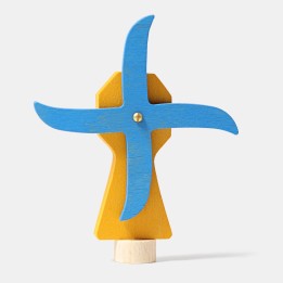 Figura de madera Molino de viento