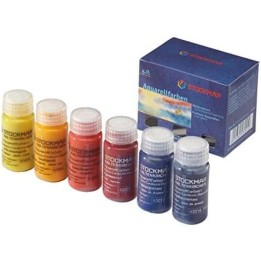 Stockmar - 6 botes de acuarela 20ml básico.