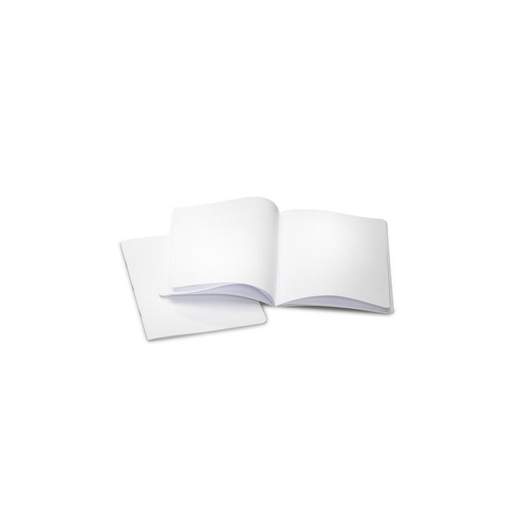 Cuaderno vertical blanco