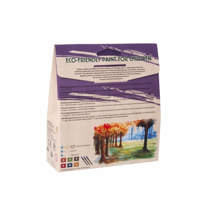 Kit infantil básico natural earth paint