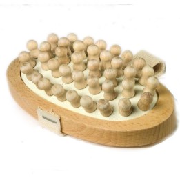 Cepillo anticelulitico de madera de haya