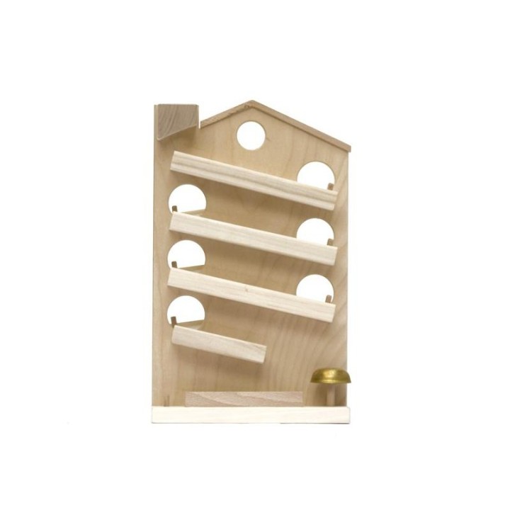 Tobogán casita de madera