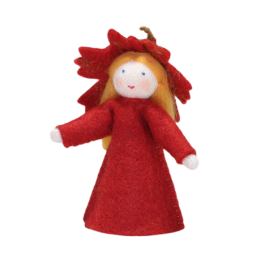 Muñeca flor hoja