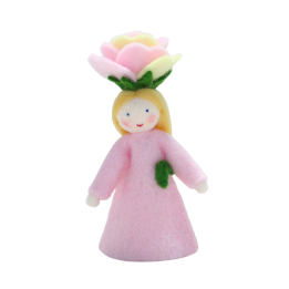 Muñeca flor rosa