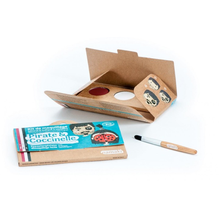 Kit de maquillaje infantil Pirata y mariquita