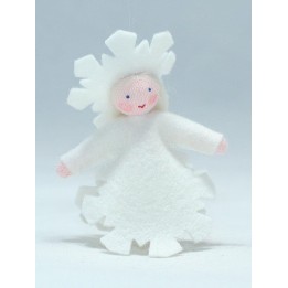 Muñeca copo de nieve para colgar