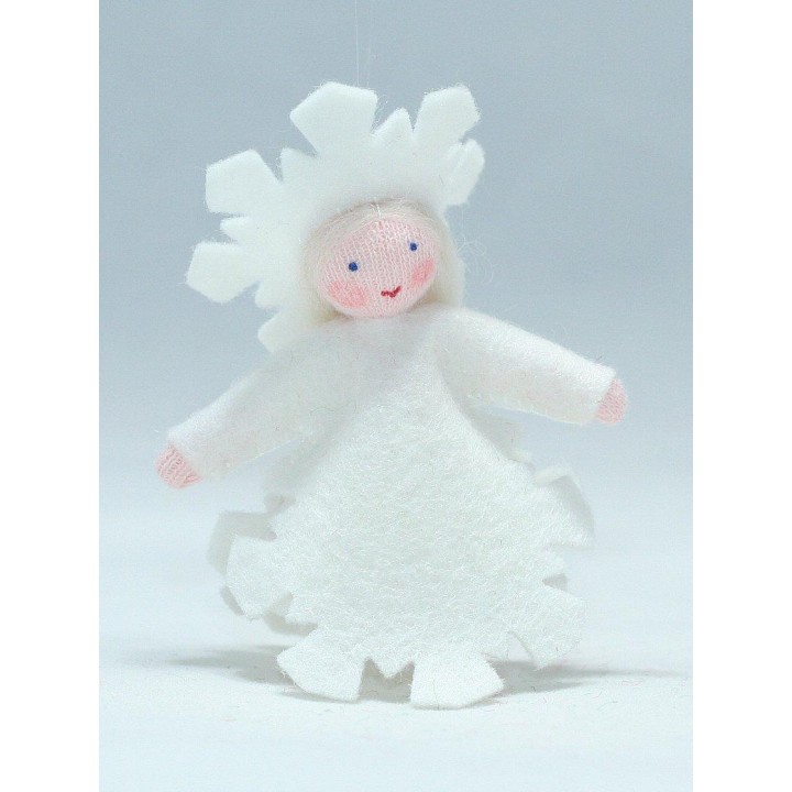 Muñeca copo de nieve para colgar