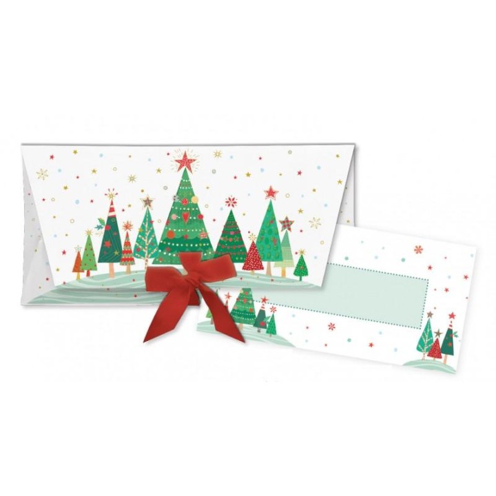 Sobre regalo con tarjeta Bolas de Navidad