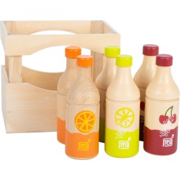 Caja de botellas de madera