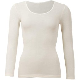 Camiseta de lana y seda