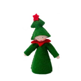 Niño árbol de Navidad