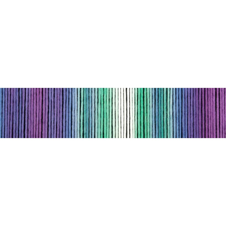 Lana merino - verdes, blanco, violeta