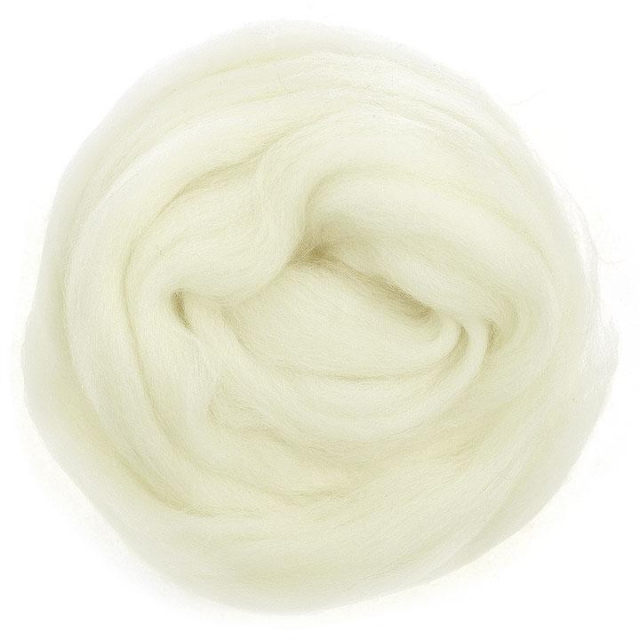 Lana cardada en cinta - blanco