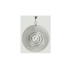 Colgante circulo de la vida Cristal de roca