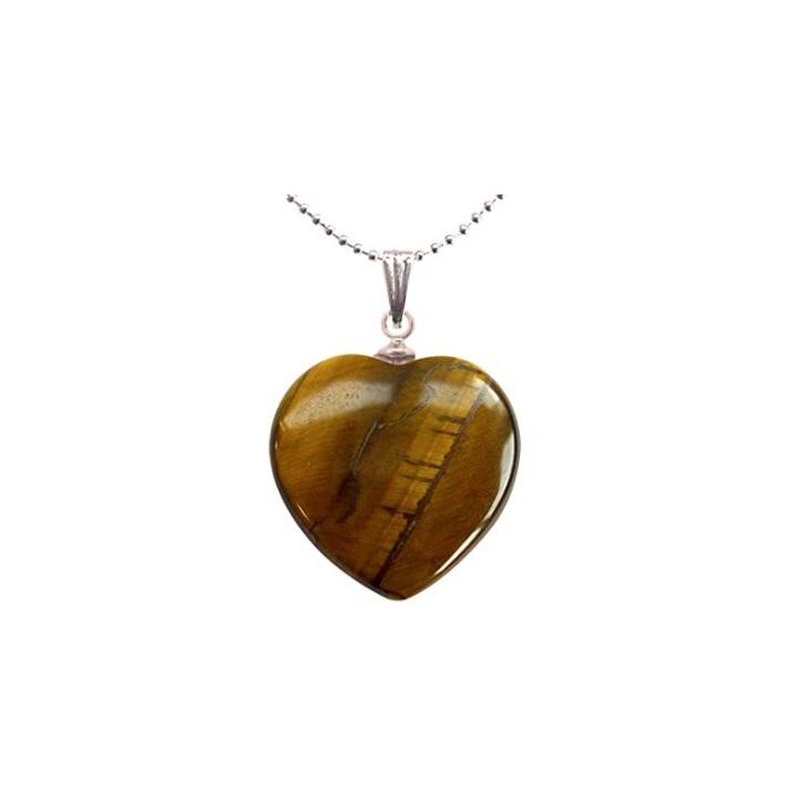 Colgante corazón Ojo de tigre