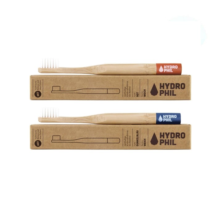 Cepillo de dientes de bambú para niños