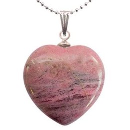 Colgante corazón Rodonita
