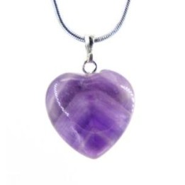 Colgante corazón Amatista