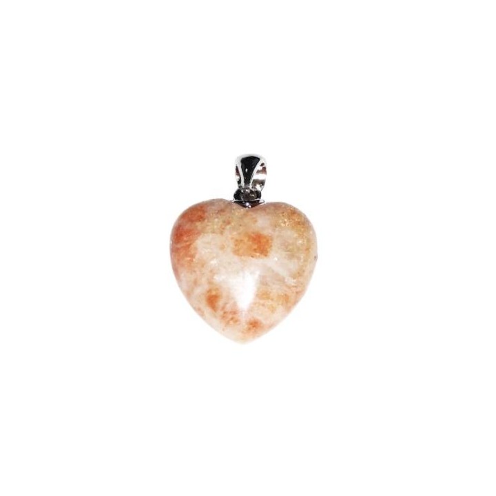 Colgante corazón Piedra Sol