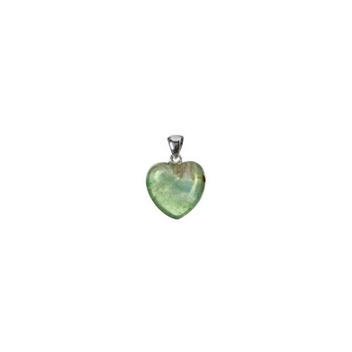 Colgante corazón Fluorita