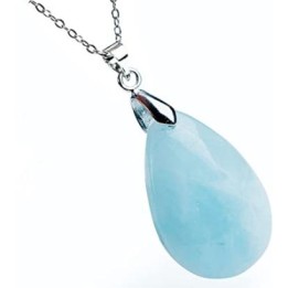 COLGANTE GOTA AGUAMARINA