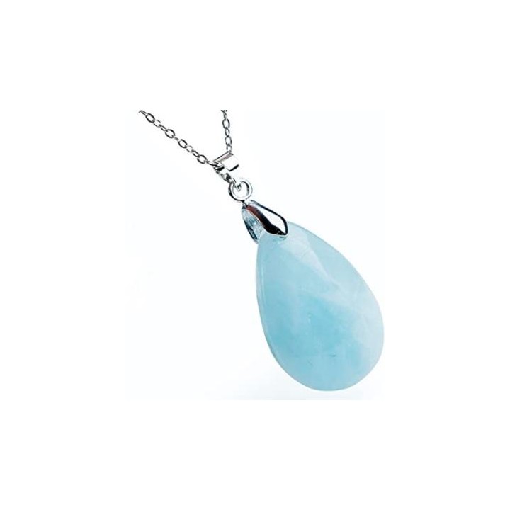 COLGANTE GOTA AGUAMARINA