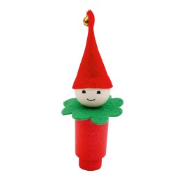 Figura de  enanito con cascabel
