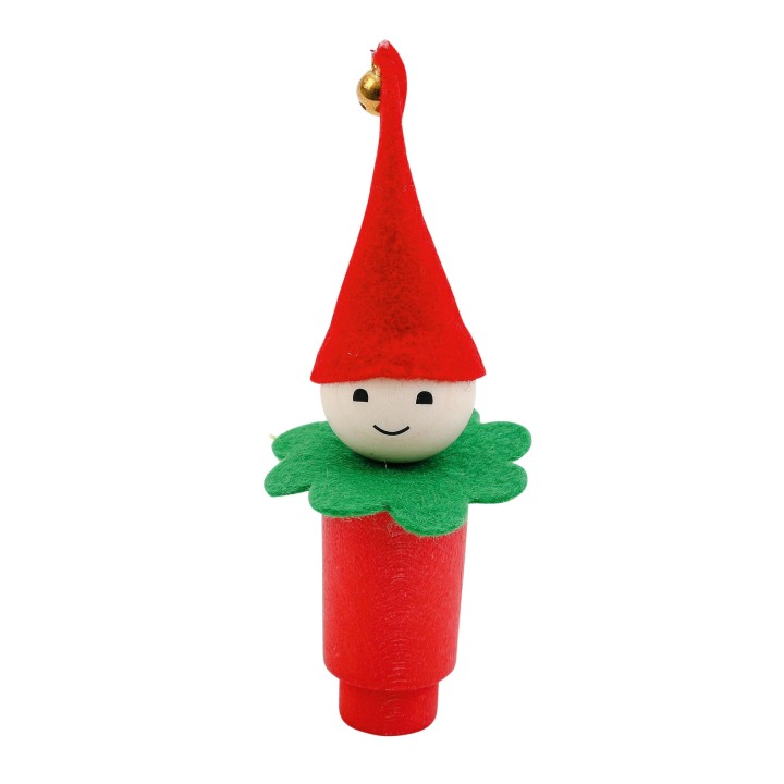 Figura de  enanito con cascabel