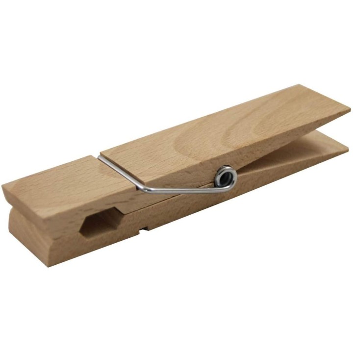 Pinza de madera grande